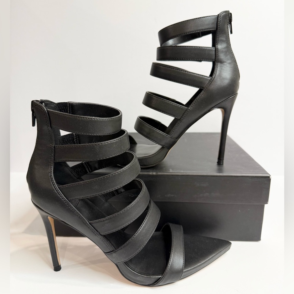 AAJ By Aminah Women's Natalya Pointed-Toe Strappy Dress Sandals size 6 1/2